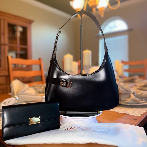 Salvatore Ferragamo handbag & wallet NWOT! - Picture 3 of 13